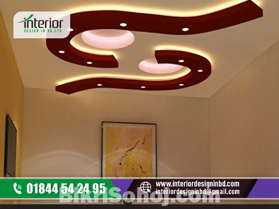 Drawing Room Ceiling Interior Design In Bangladesh